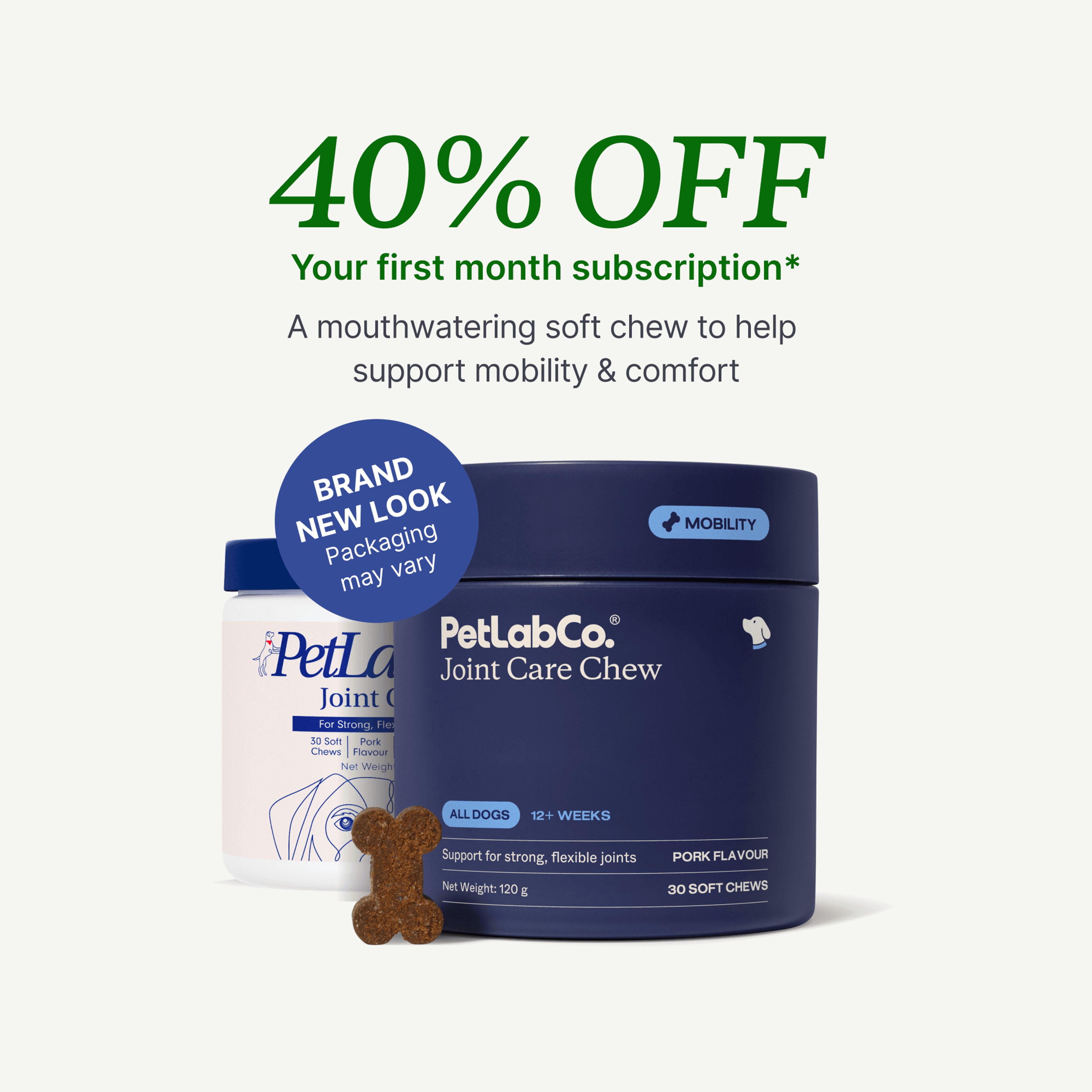 Petlab Co. Joint Supplement for Dogs product image with subscription offer