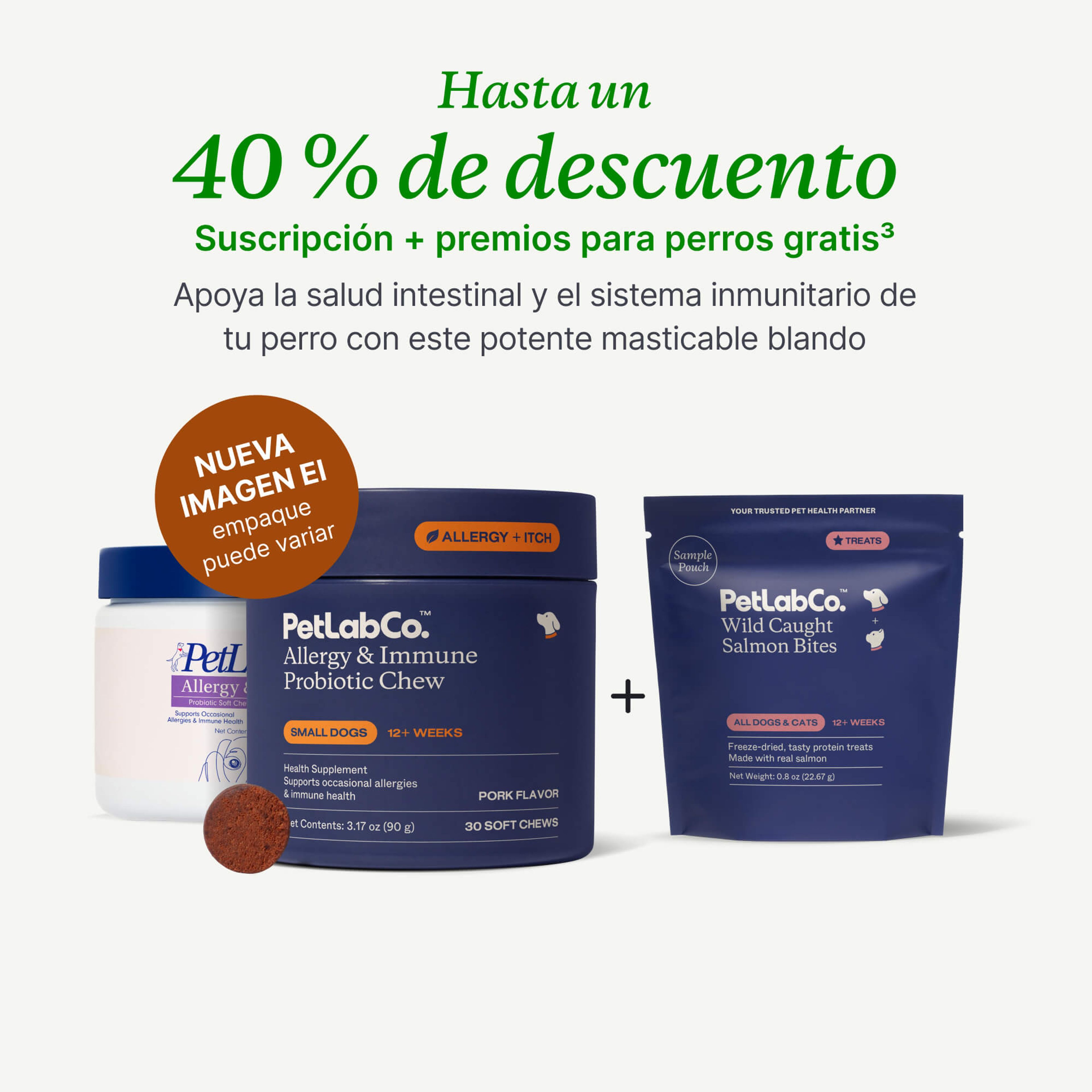 Petlab Co. Allergy & Immune - Small imagen del producto con tu suscripción oferta