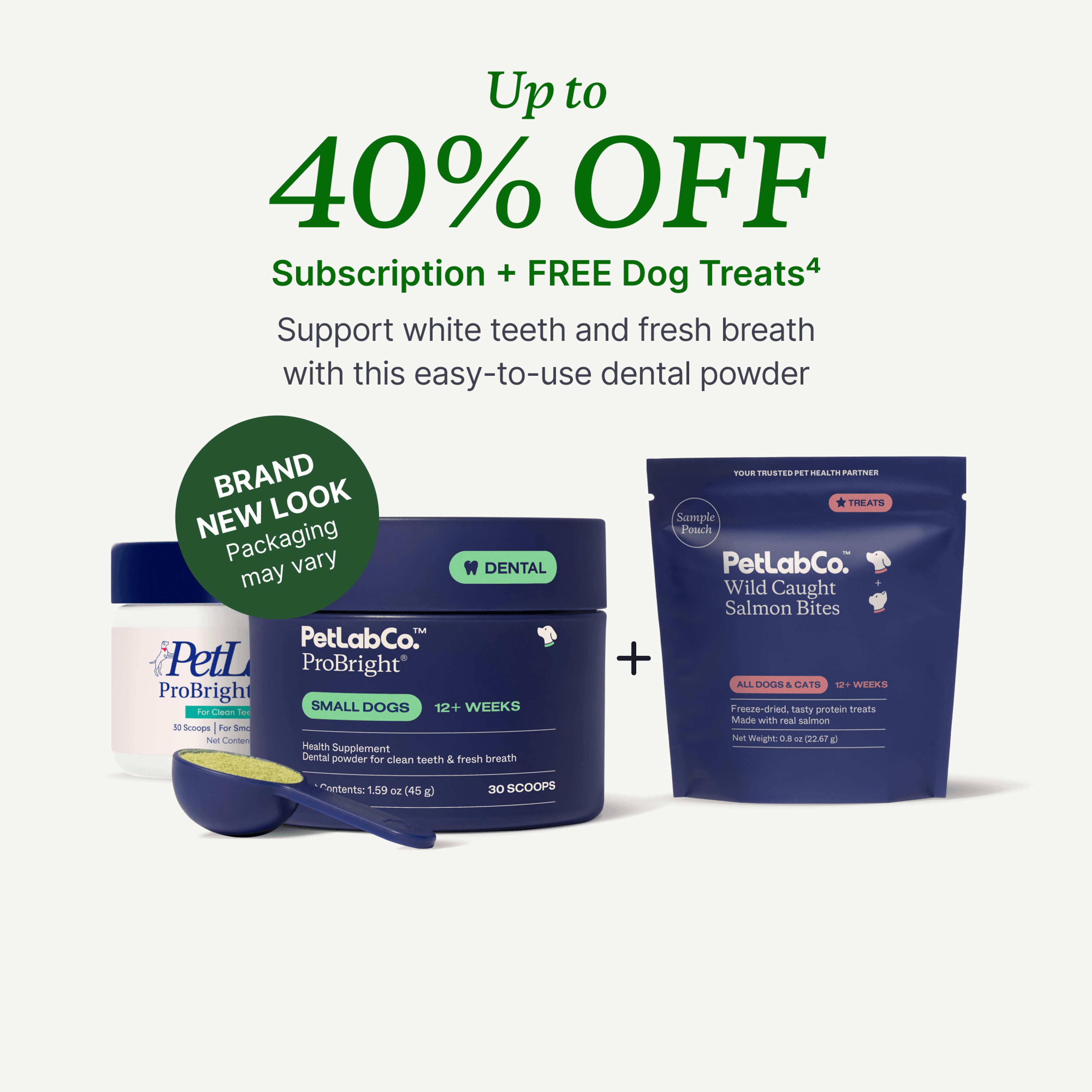 Petlab Co. ProBright® Dog Teeth Cleaning Powder product image with subscription offer