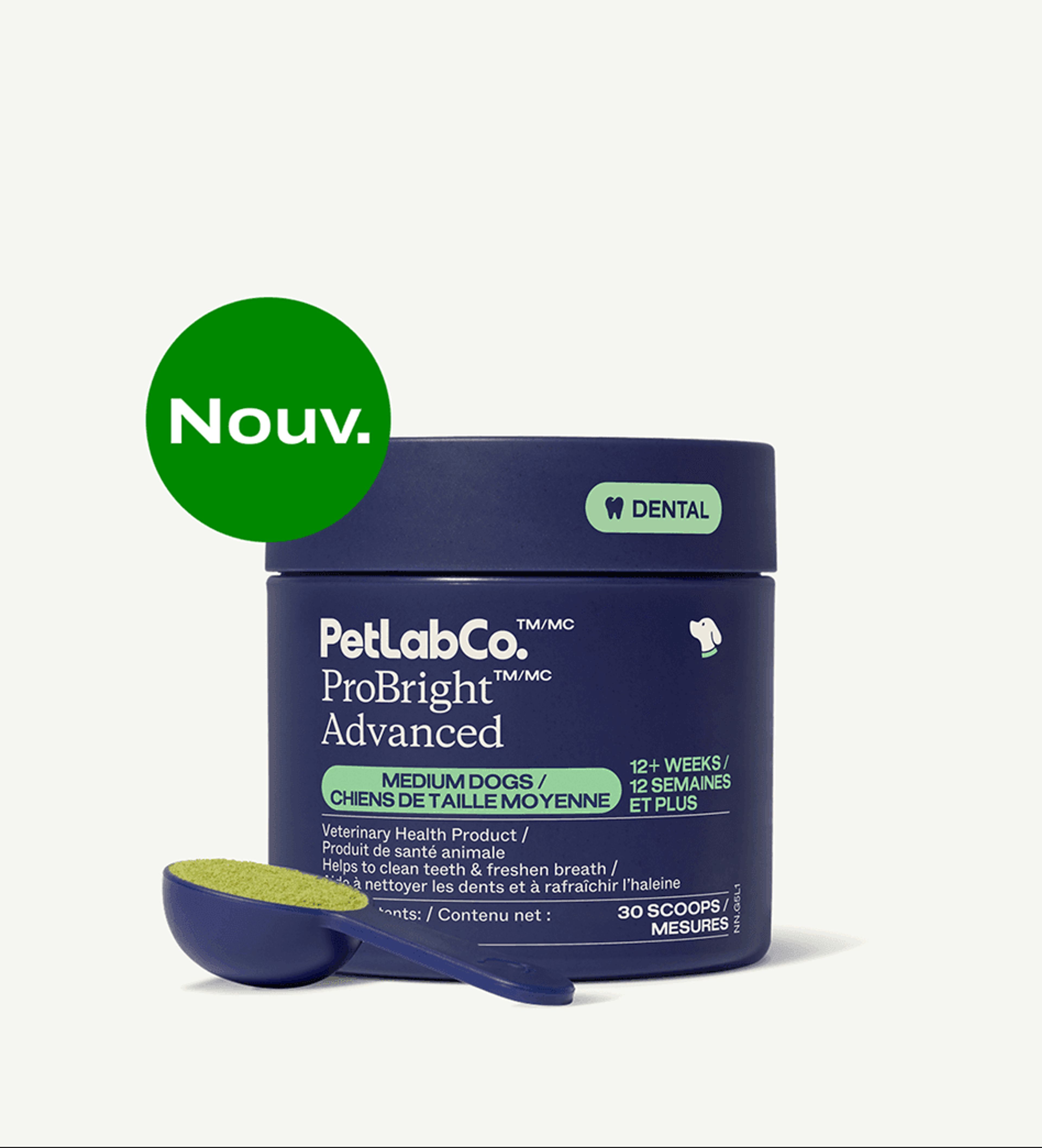 ProBright™ Advanced de PetLabCo. – Poudre dentaire pour chiens